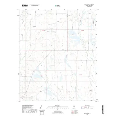 2020 Map of Scott Station, 2020 Print
