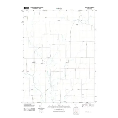2012 Map of Scottland, 2012 Print