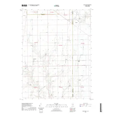 2018 Map of Scottland, 2018 Print