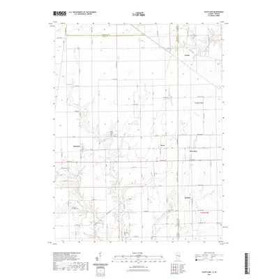 2021 Map of Scottland, 2021 Print