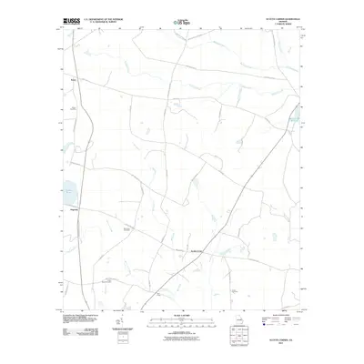 2011 Map of Scotts Corner, 2011 Print