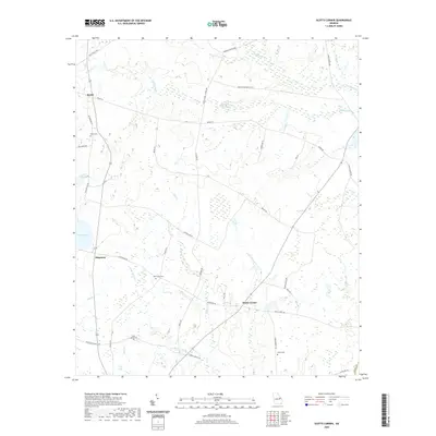 2020 Map of Scotts Corner, 2020 Print