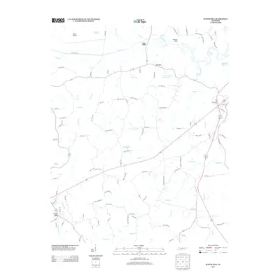 2013 Map of Scotts Hill, 2013 Print