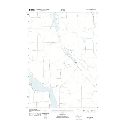 2011 Map of Scotts Lake, 2011 Print