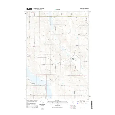 2014 Map of Scotts Lake, 2014 Print