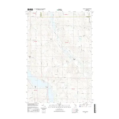 2017 Map of Scotts Lake, 2017 Print