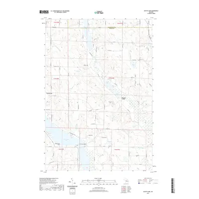 2019 Map of Scotts Lake, 2019 Print