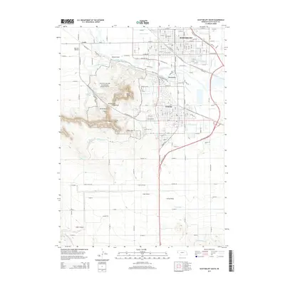 2014 Map of Scottsbluff South, 2014 Print