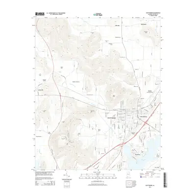 2014 Map of Scottsboro, 2014 Print