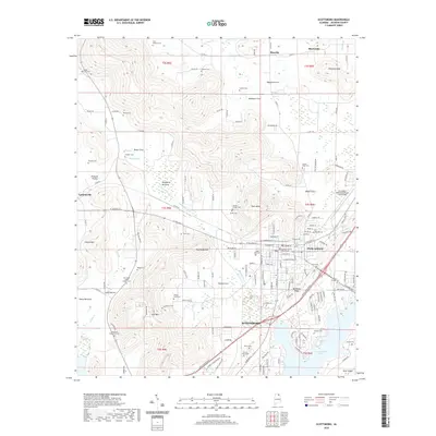 2020 Map of Scottsboro, 2020 Print