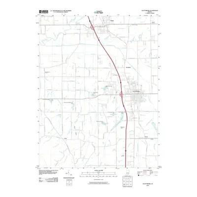 2010 Map of Scottsburg, 2010 Print