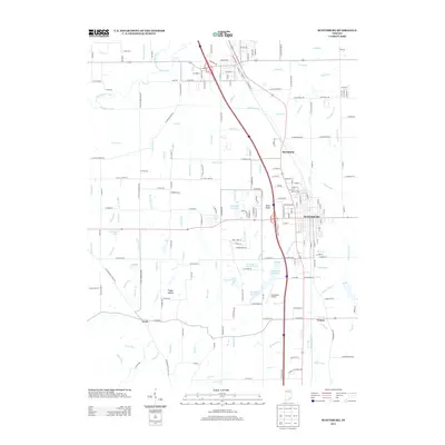 2013 Map of Scottsburg, 2013 Print