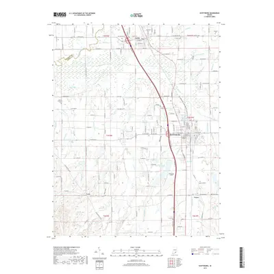 2019 Map of Scottsburg, 2019 Print
