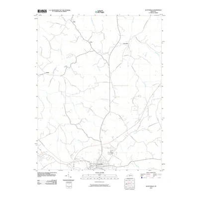 2010 Map of Scottsville, 2010 Print