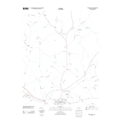 2013 Map of Scottsville, 2013 Print