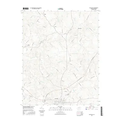 2016 Map of Scottsville, 2016 Print