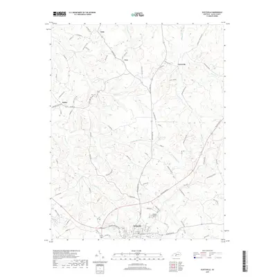 2019 Map of Scottsville, 2019 Print