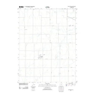 2012 Map of Scottsville, 2012 Print