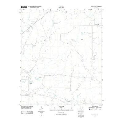 2010 Map of Scottsville, 2010 Print