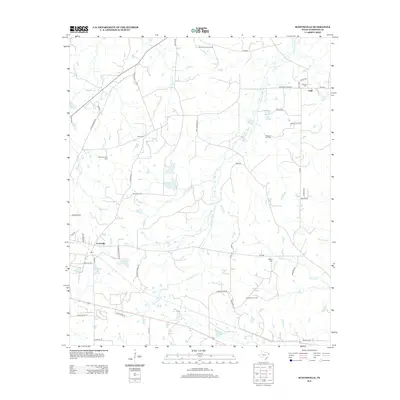 2013 Map of Scottsville, 2013 Print