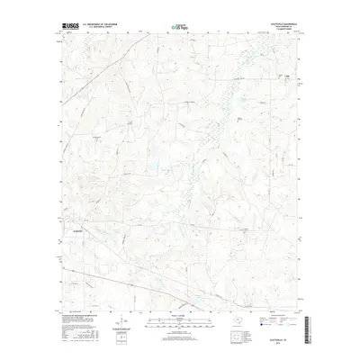 2016 Map of Scottsville, 2016 Print