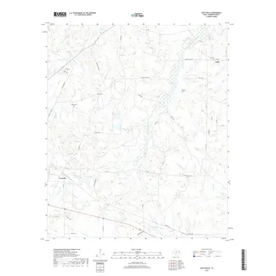 2019 Map of Scottsville, 2019 Print