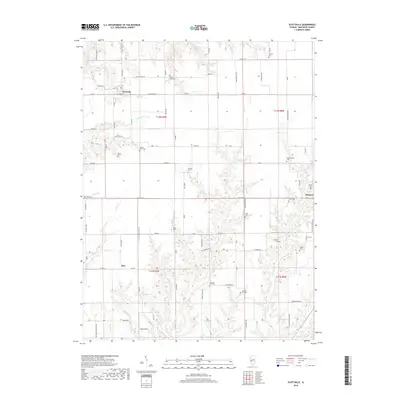 2018 Map of Scottville, 2018 Print