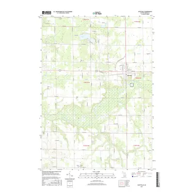 2017 Map of Scottville, 2017 Print