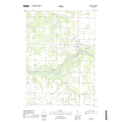 2019 Map of Scottville, 2019 Print