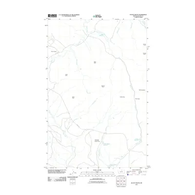 2011 Map of Scotty Butte, 2011 Print