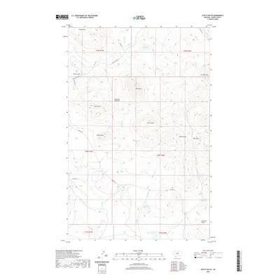 2020 Map of Scotty Butte, 2020 Print