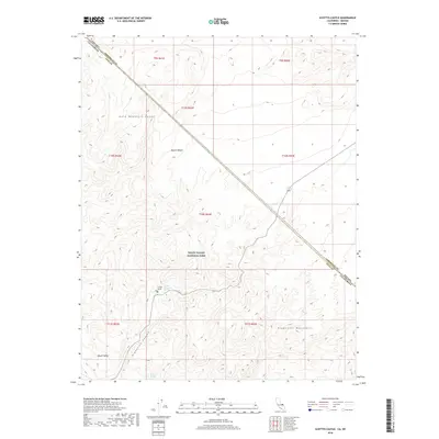 2018 Map of Scottys Castle, 2018 Print