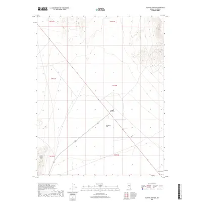 2018 Map of Scottys Junction, 2018 Print