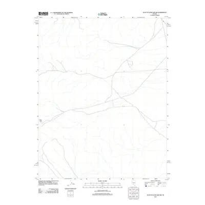 2011 Map of Scottys Junction SW, 2011 Print