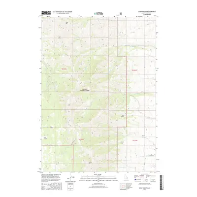 2017 Map of Scout Mountain, 2017 Print