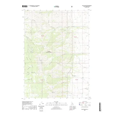2020 Map of Scout Mountain, 2020 Print