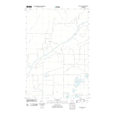 2010 Map of Scovils Lake, 2010 Print