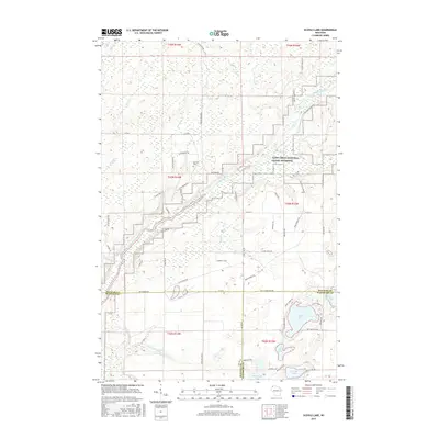 2015 Map of Scovils Lake, 2015 Print