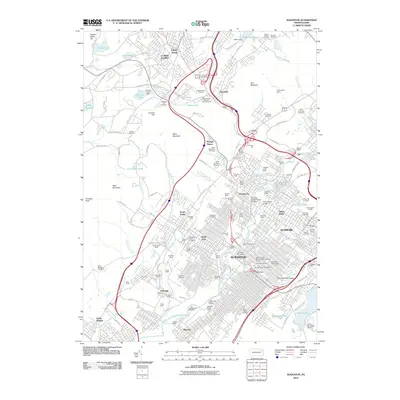 2010 Map of Scranton, 2010 Print