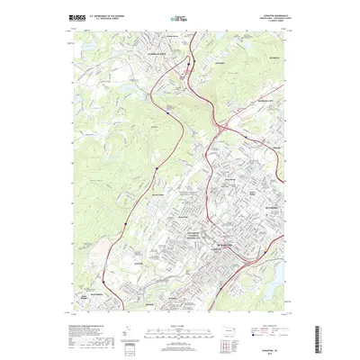 2019 Map of Scranton, 2019 Print