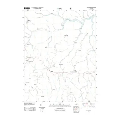 2011 Map of Scranton, 2011 Print