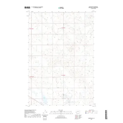 2018 Map of Scranton NE, 2018 Print