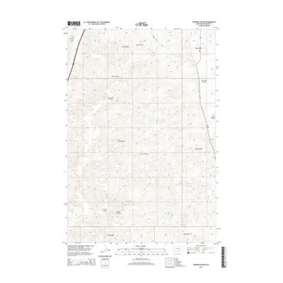 2014 Map of Scraper Coulee, 2014 Print