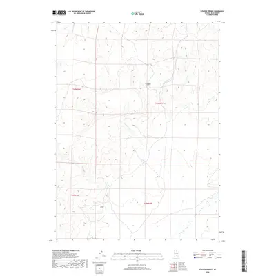 2018 Map of Scraper Springs, 2018 Print