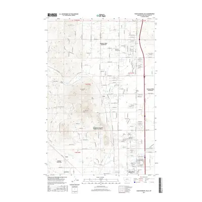 2017 Map of Scratchgravel Hills, 2017 Print