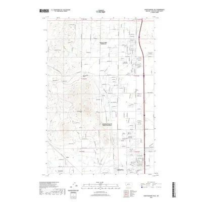 2020 Map of Scratchgravel Hills, 2020 Print