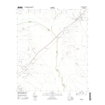 2014 Map of Screven, 2014 Print