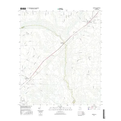 2017 Map of Screven, 2017 Print