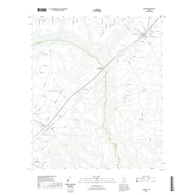 2020 Map of Screven, 2020 Print