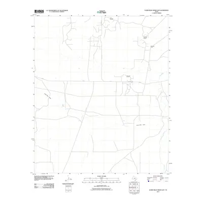 2010 Map of Screw Bean Draw East, 2010 Print